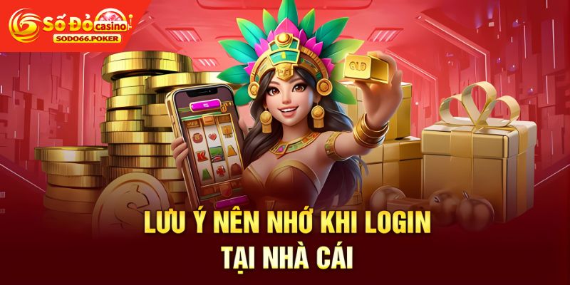 Điều cần lưu ý khi thực hiện thao tác đăng nhập vào SODO66