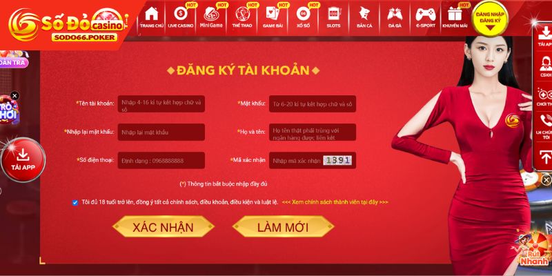 Hướng dẫn chi tiết cách đăng ký SODO66