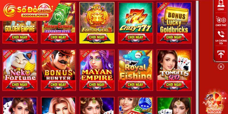 Những sảnh game nổ hũ SODO66 hấp dẫn nhất